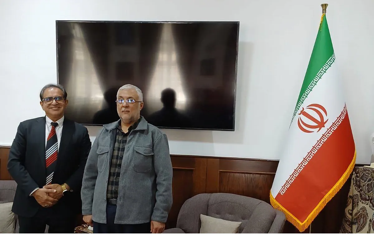 ملاقات رئیس هیئت مدیره محترم انجمن با جناب آقای دکتر ابوذر ابراهیمی